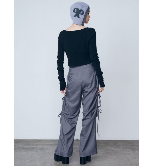 EMODA「サイドハンドリボンルーズパンツ」|その他|