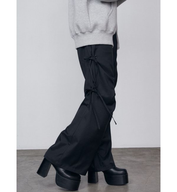 EMODA「サイドハンドリボンルーズパンツ」|その他|