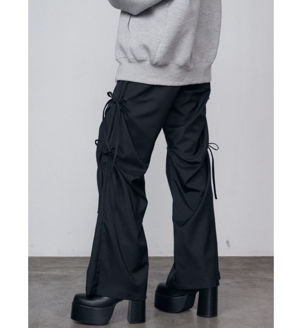 EMODA「サイドハンドリボンルーズパンツ」|その他|