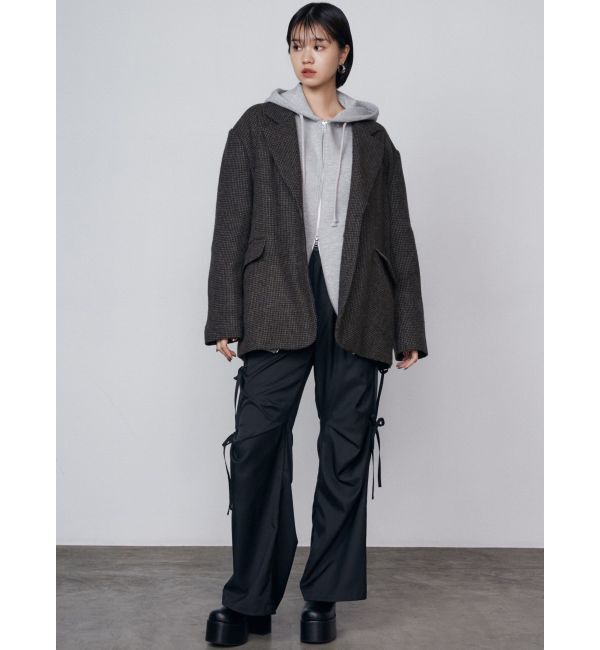 EMODA「サイドハンドリボンルーズパンツ」|その他|