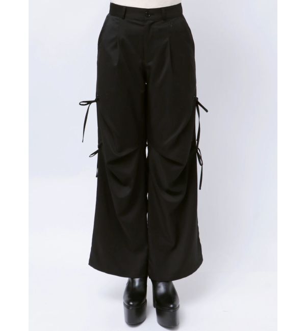 EMODA「サイドハンドリボンルーズパンツ」|その他|