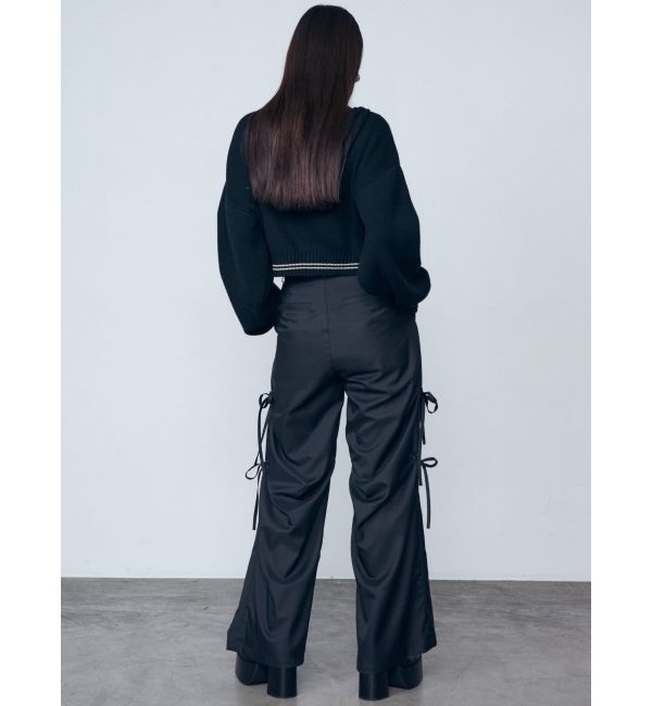 EMODA「サイドハンドリボンルーズパンツ」|その他|