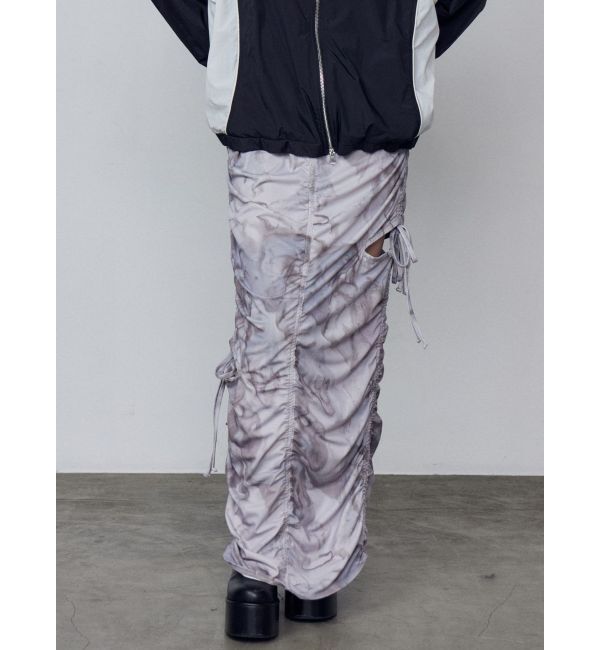 EMODA「ギャザーストリングマキシスカート」|スカート|