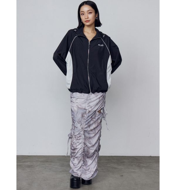 EMODA「ギャザーストリングマキシスカート」|スカート|