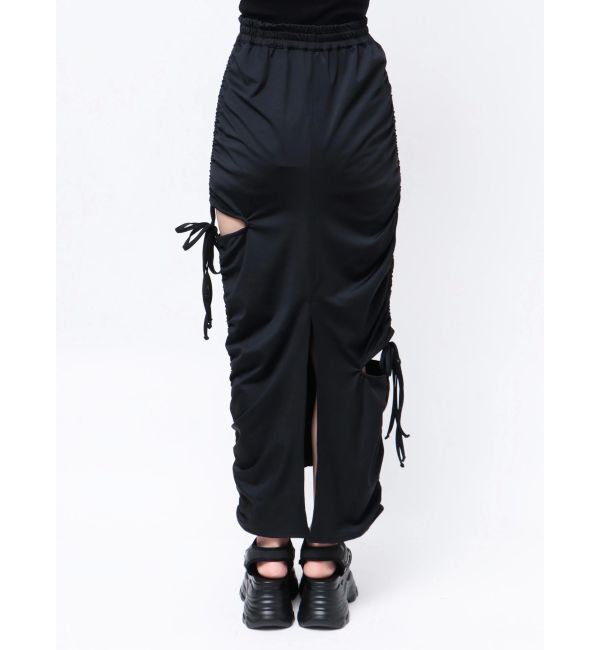 EMODA「ギャザーストリングマキシスカート」|スカート|