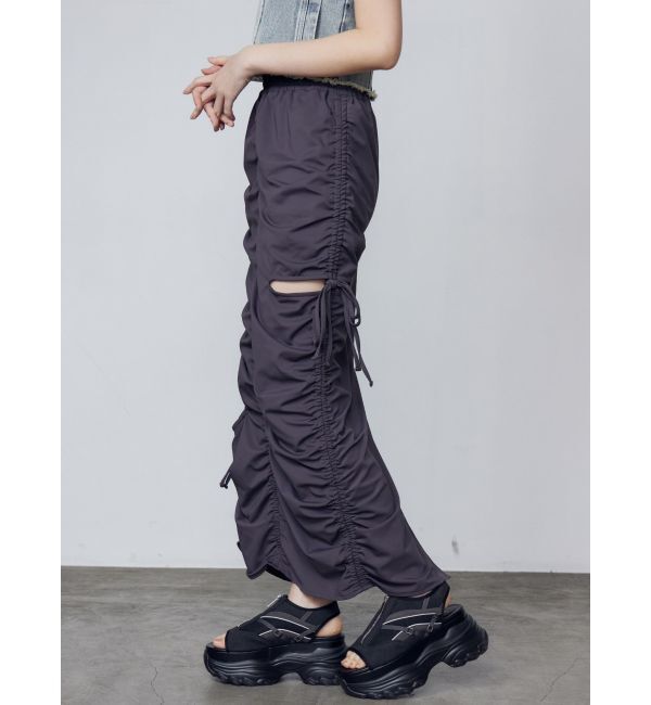 EMODA「ギャザーストリングマキシスカート」|スカート|