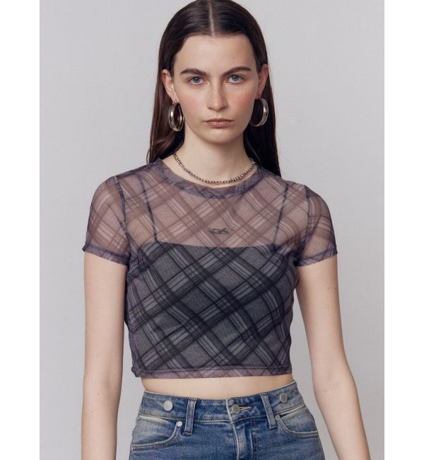 EMODA「フィットシアークロップトップ」|Tシャツ・カットソー|