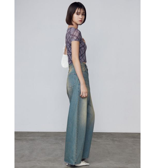 EMODA「フィットシアークロップトップ」|Tシャツ・カットソー|