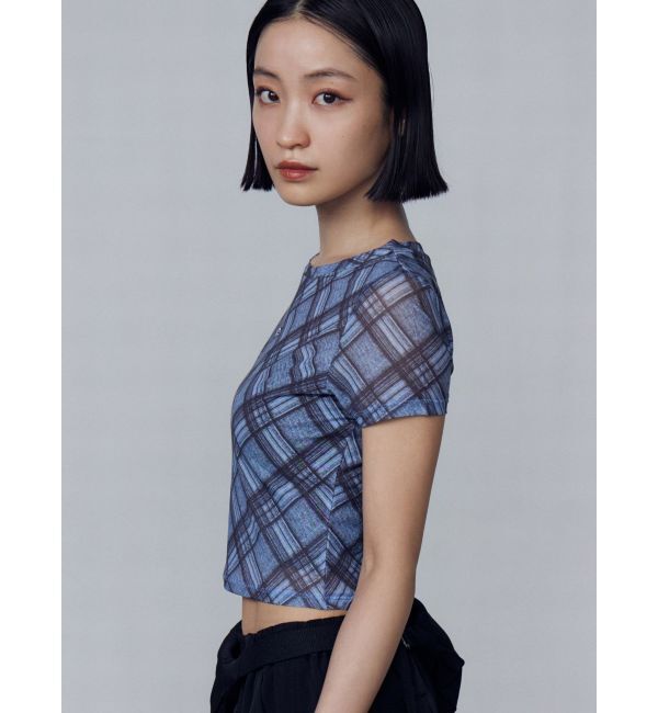 EMODA「フィットシアークロップトップ」|Tシャツ・カットソー|