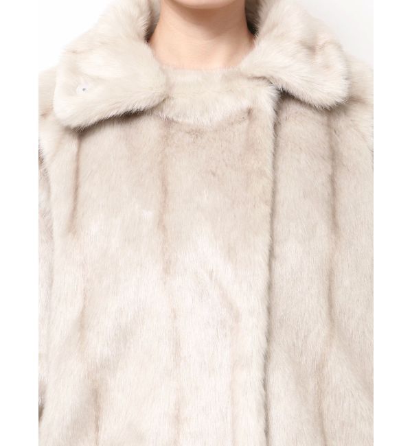 EMODA「ミディフェイクファーコート」|ダウン|