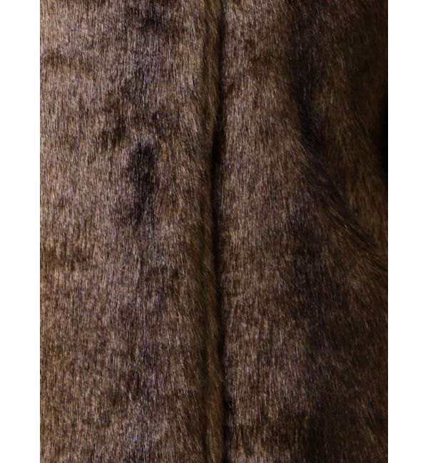 EMODA「ミディフェイクファーコート」|ダウン|