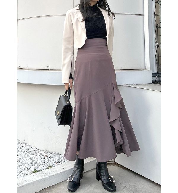 MERCURYDUO「【セットアップ着用可】2WAYスリットスリーブマイクロ丈ジャケット」|テーラードジャケット|