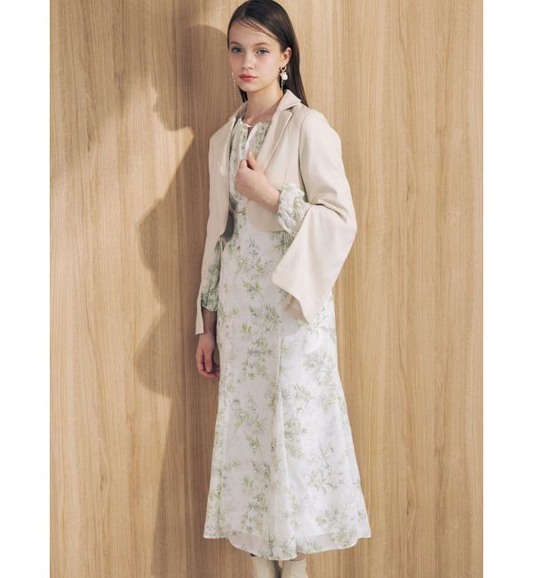 MERCURYDUO「【セットアップ着用可】2WAYスリットスリーブマイクロ丈ジャケット」|テーラードジャケット|