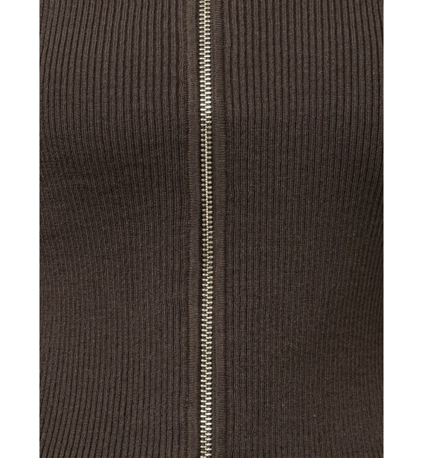 MERCURYDUO「フロントZIPニット」|ニット・セーター|