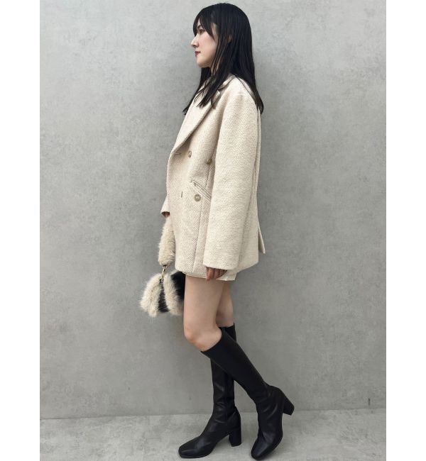 MERCURYDUO「ツイードオーバー2WAYジャケット」|その他|