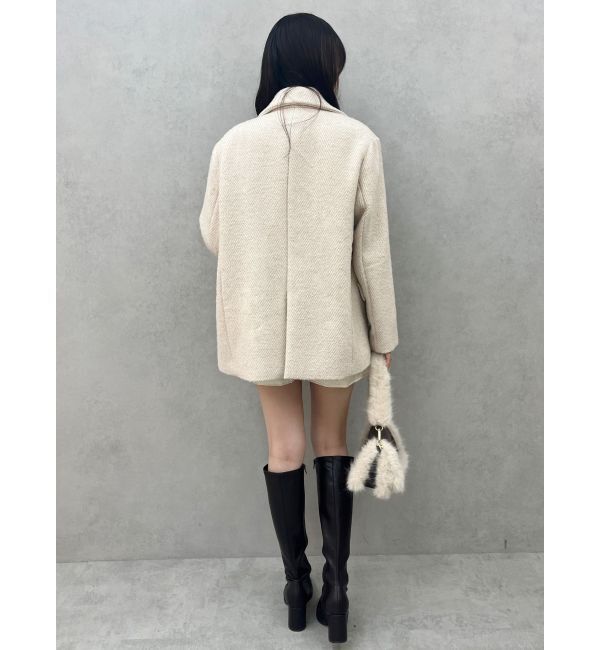 MERCURYDUO「ツイードオーバー2WAYジャケット」|その他|