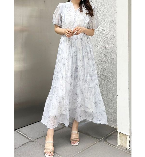 MERCURYDUO「プリーツティアードワンピース」|ワンピース|