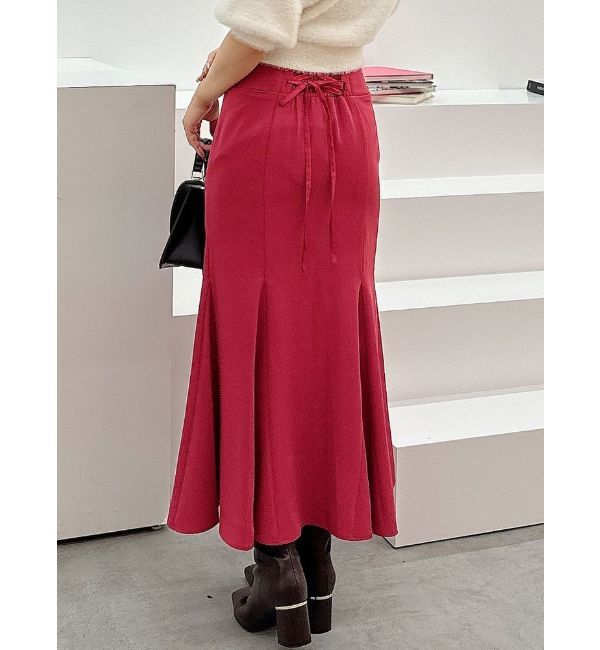 MERCURYDUO「バックレースアップストレッチマーメイドスカート」|スカート|