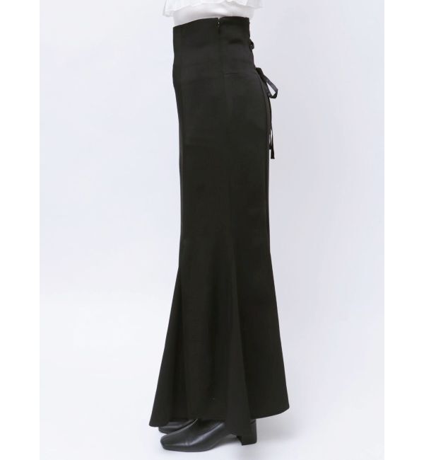 MERCURYDUO「バックレースアップストレッチマーメイドスカート」|スカート|