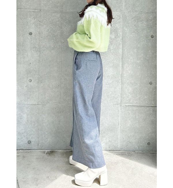 MERCURYDUO「ウールライクワイドパンツ」|その他|