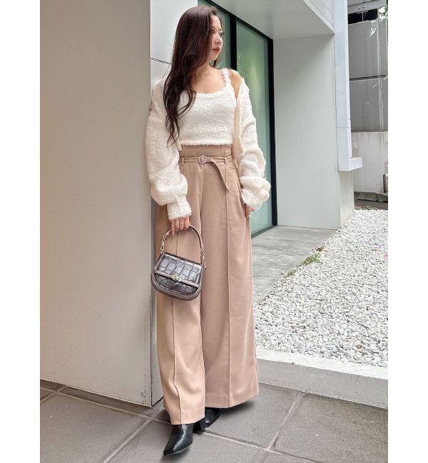 MERCURYDUO「ウールライクワイドパンツ」|その他|