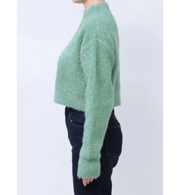 MERCURYDUO「フィルムシャギーボトルネックニット」|ニット・セーター|