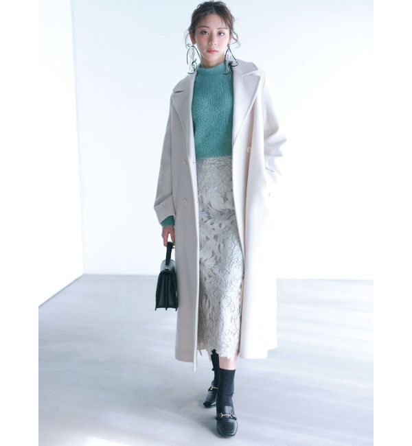 MERCURYDUO「フィルムシャギーボトルネックニット」|ニット・セーター|