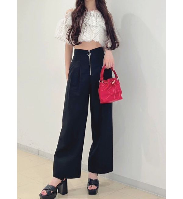 MERCURYDUO「ハイウエストコルセットパンツ」|その他|