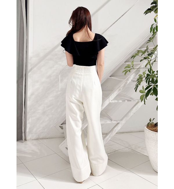 MERCURYDUO「ハイウエストコルセットパンツ」|その他|