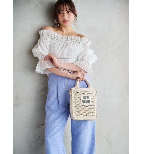 MERCURYDUO「ハイウエストコルセットパンツ」|その他|