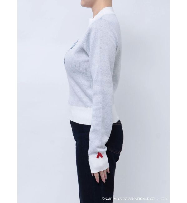 MERCURYDUO「【ポンポネットジュニアコラボ】 ミントくんジャカードニット」|ニット・セーター|