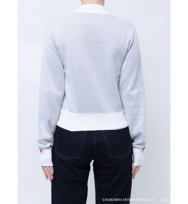 MERCURYDUO「【ポンポネットジュニアコラボ】 ミントくんジャカードニット」|ニット・セーター|