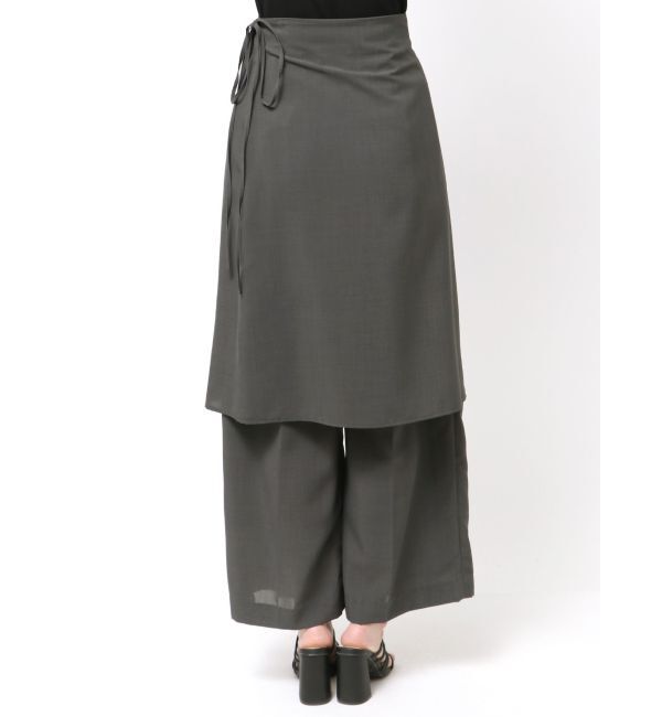 MERCURYDUO「【OUNNOUN】ラップスカートレイヤードパンツ」|その他|