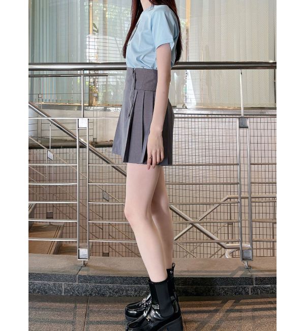 MERCURYDUO「プリーツミニスカパン」|スカート|