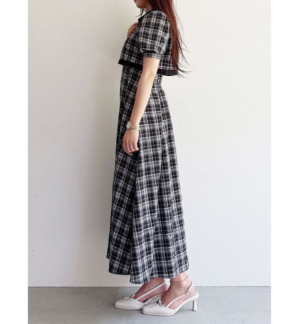 MERCURYDUO「レイヤード風シャツワンピース」|ワンピース|