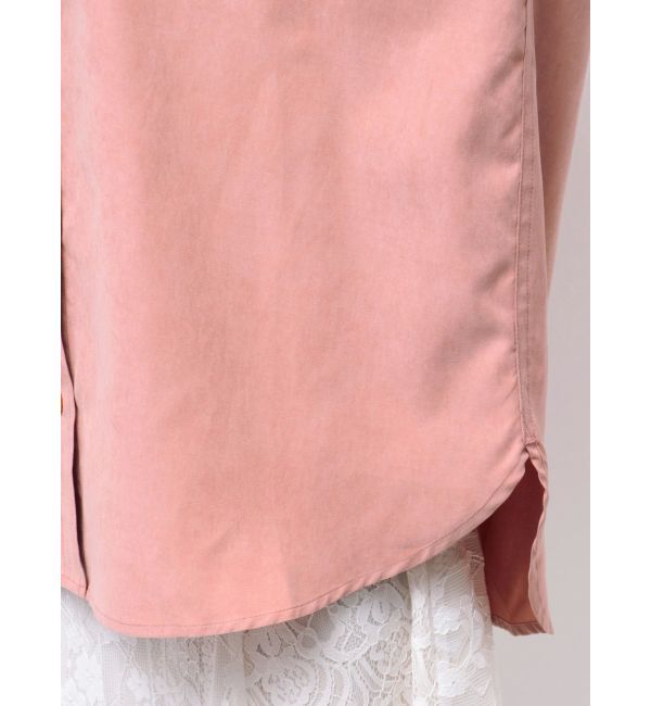 MERCURYDUO「配色ステッチビッグリボンセットシャツ」|シャツ・ブラウス|