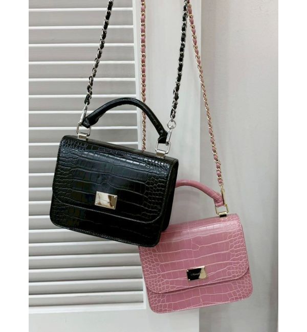 MERCURYDUO「クロコミニバッグ」|ハンドバッグ|