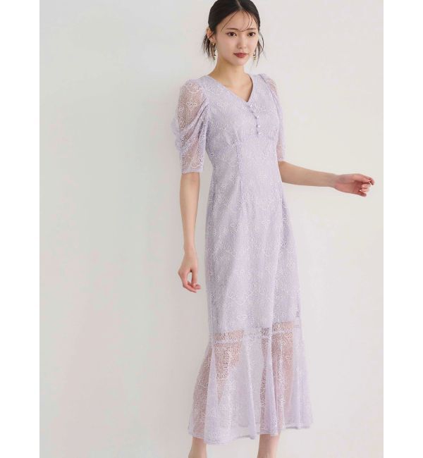 MERCURYDUO「レースナローマーメイドワンピース」|ワンピース|