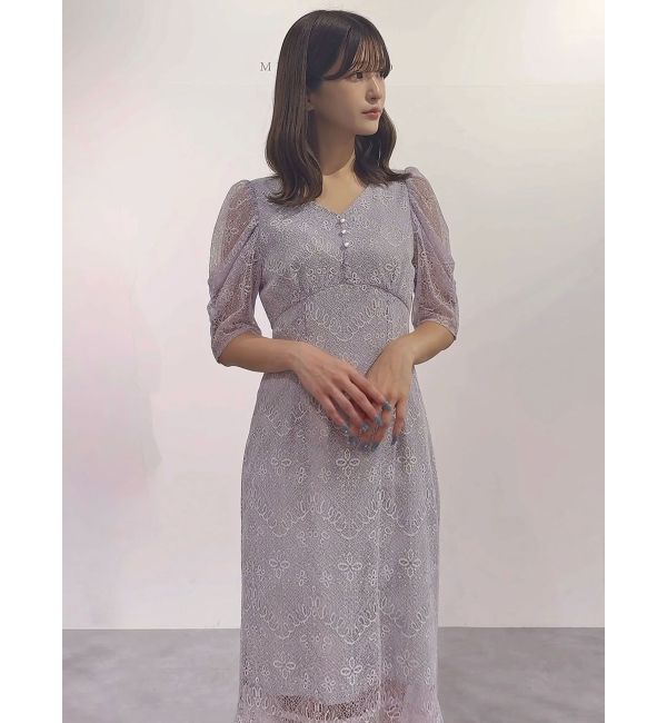 MERCURYDUO「レースナローマーメイドワンピース」|ワンピース|