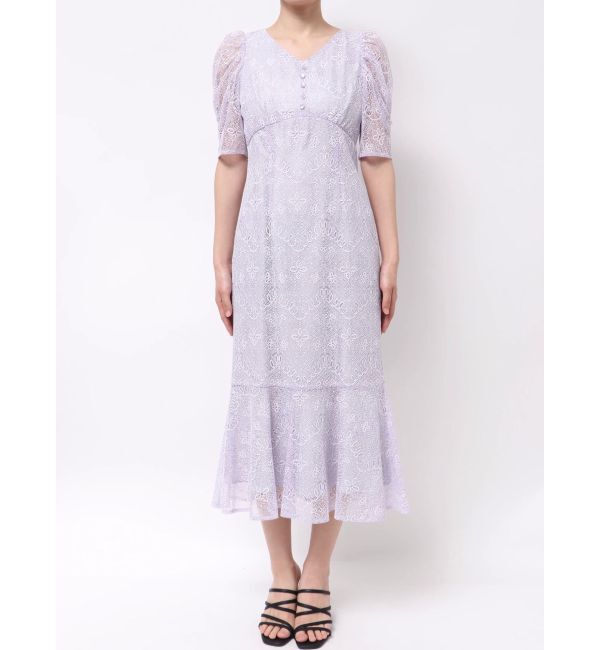 MERCURYDUO「レースナローマーメイドワンピース」|ワンピース|