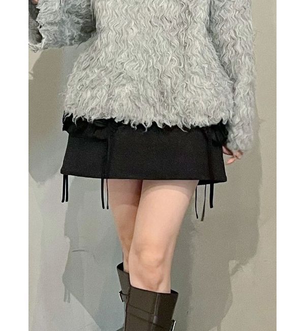 MERCURYDUO「【OUNNOUN】フリルデザインミニスカート」|スカート|