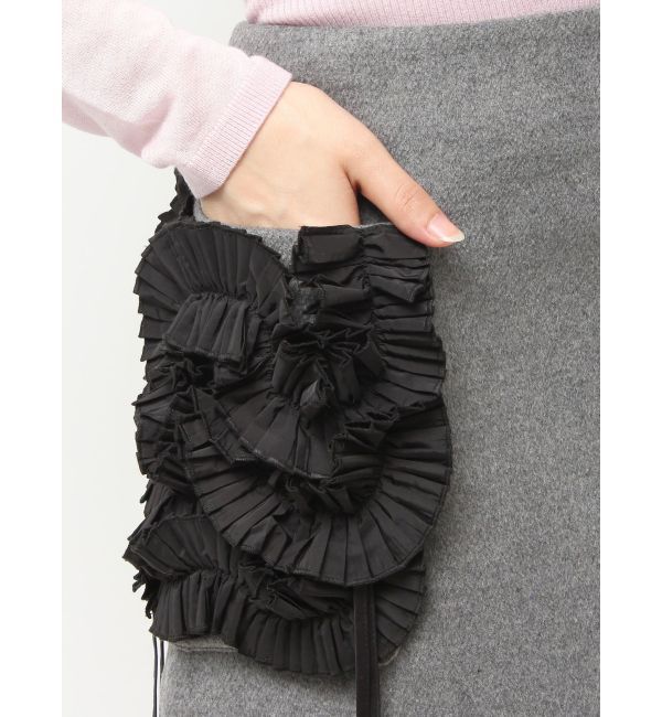 MERCURYDUO「【OUNNOUN】フリルデザインミニスカート」|スカート|