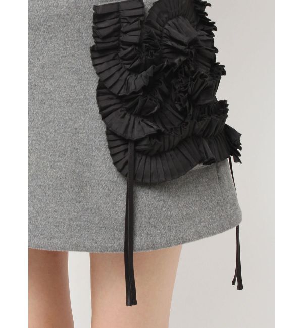 MERCURYDUO「【OUNNOUN】フリルデザインミニスカート」|スカート|