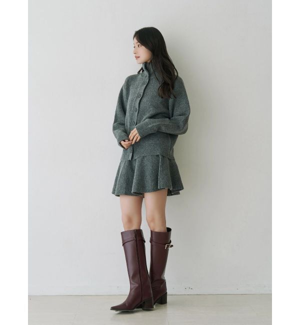 MERCURYDUO「【追加生産】メランジニットセットアップ」|ワンピース|