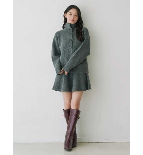 MERCURYDUO「【追加生産】メランジニットセットアップ」|ワンピース|