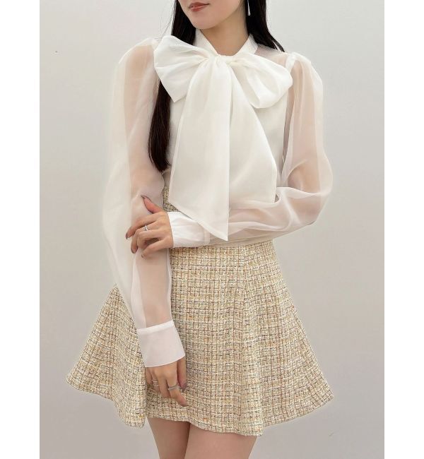 MERCURYDUO「【セットアップ着用可】バックZIPミニスカパン」|スカート|