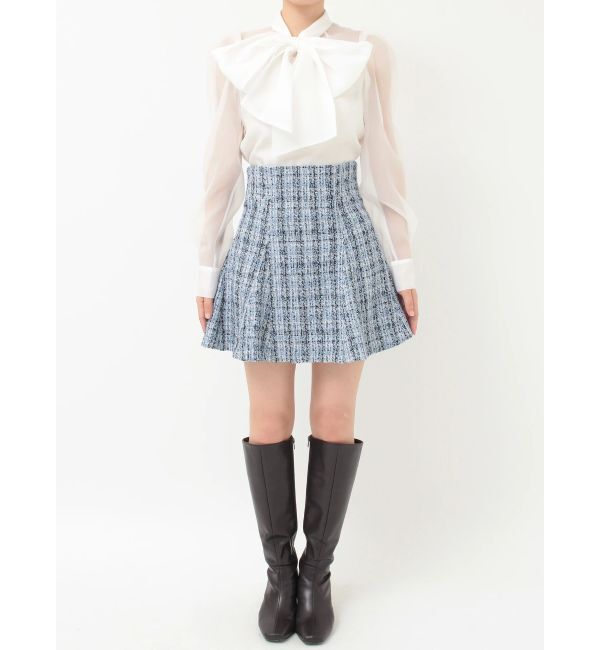 MERCURYDUO「【セットアップ着用可】バックZIPミニスカパン」|スカート|