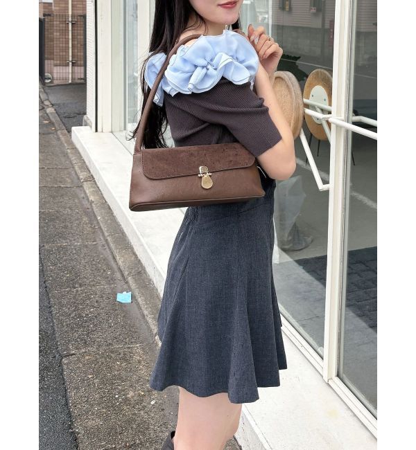 MERCURYDUO「【セットアップ着用可】バックZIPミニスカパン」|スカート|