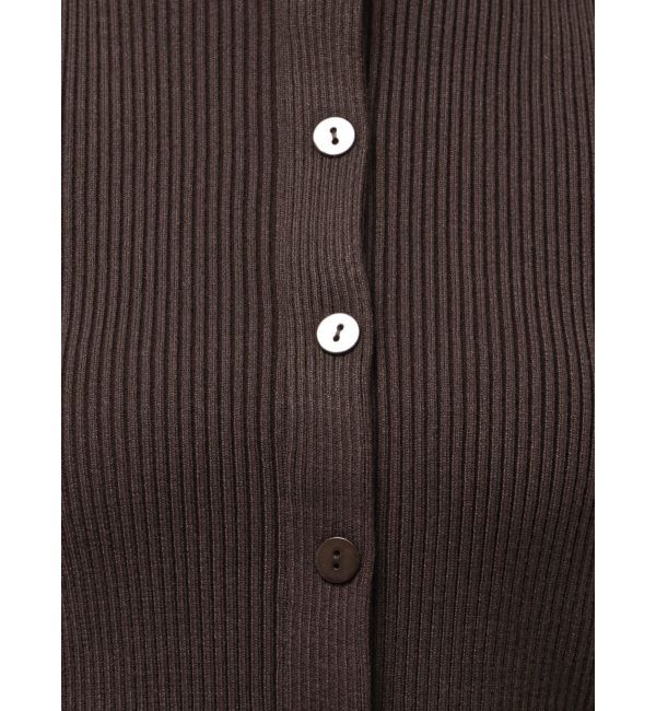 MERCURYDUO「ケーブルパネルハイネックニット」|ニット・セーター|