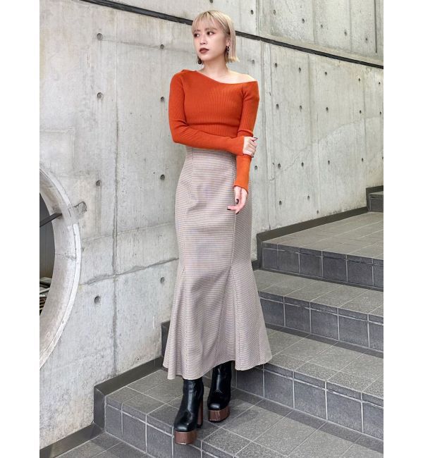 MURUA「ハイウエストナローマーメイドスカート」|スカート|